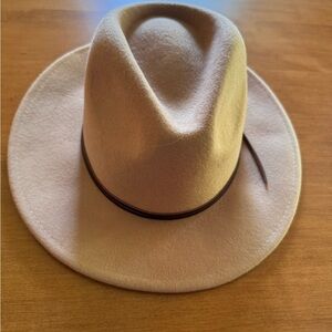 Anthropologie Light Brown Fedora Hat